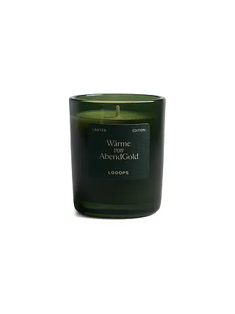 LOOOPS | Vela perfumada 75g Ruhe der Winterzeit | dunkelgrün